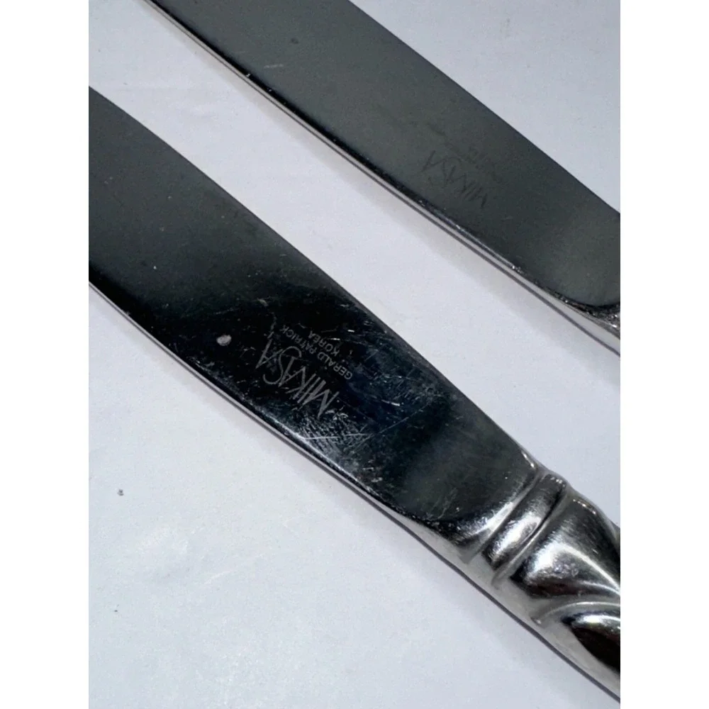 Mikasa Sweet Pea 18/8  Stainless Flatware Replacement Set 2 Dinner Knives
